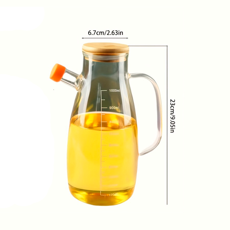 Aceitero de 1L de borosilicato