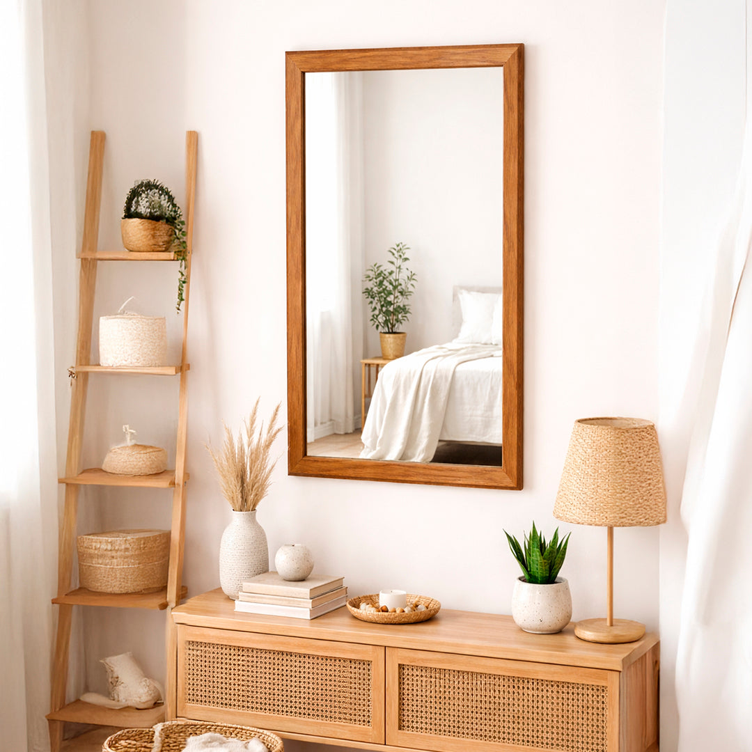 Espejo Decorativo de Pared Estilo Natural