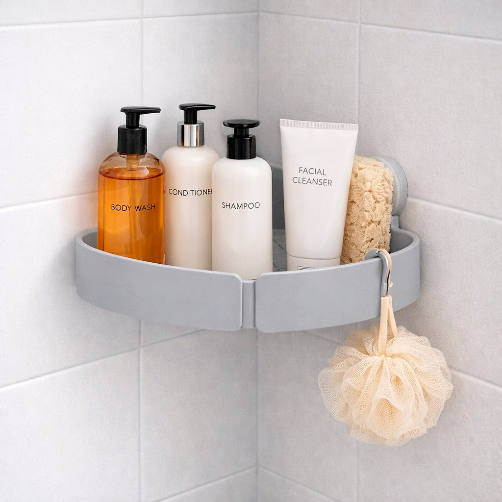 Repisa Esquinera para Ducha con Ventosas