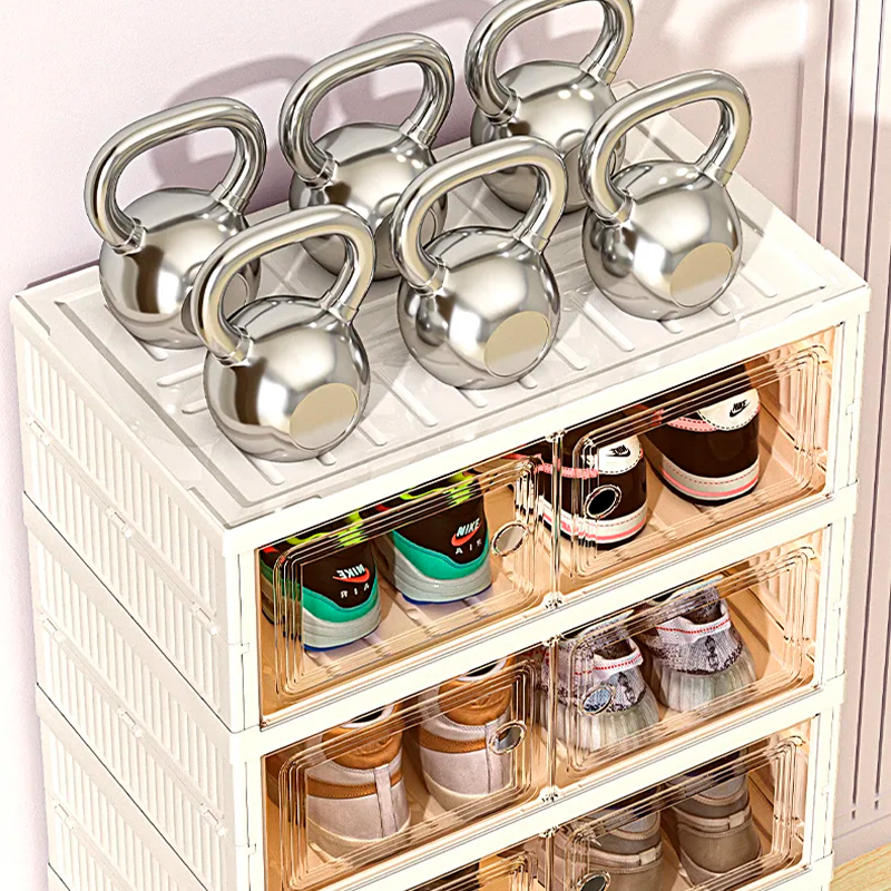 Zapatero plegable de 6 niveles