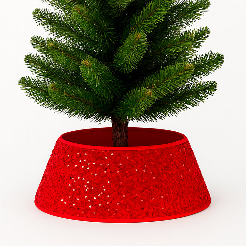 Faldón Navideño de lentejuelas