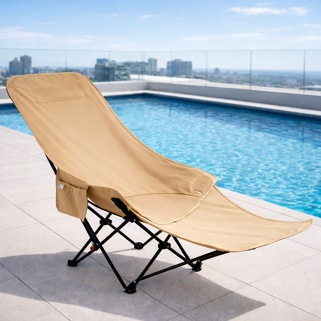 Silla Lounge 2 en 1 con Posapiés Integrado