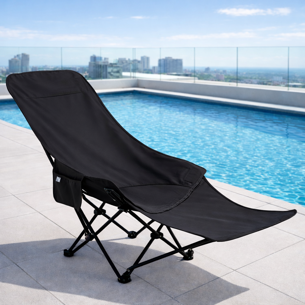 Silla Lounge 2 en 1 con Posapiés Integrado