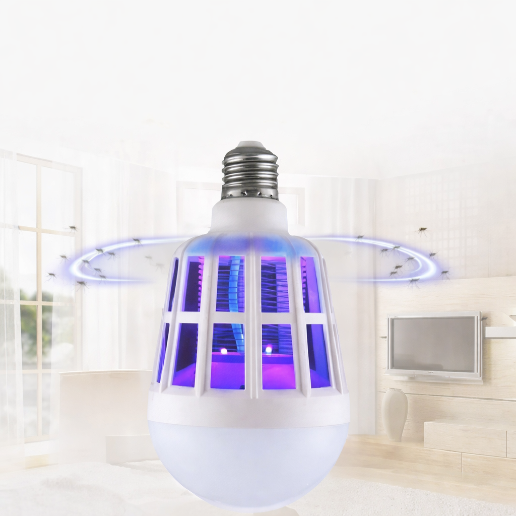 Foco LED antimosquitos 2 en 1