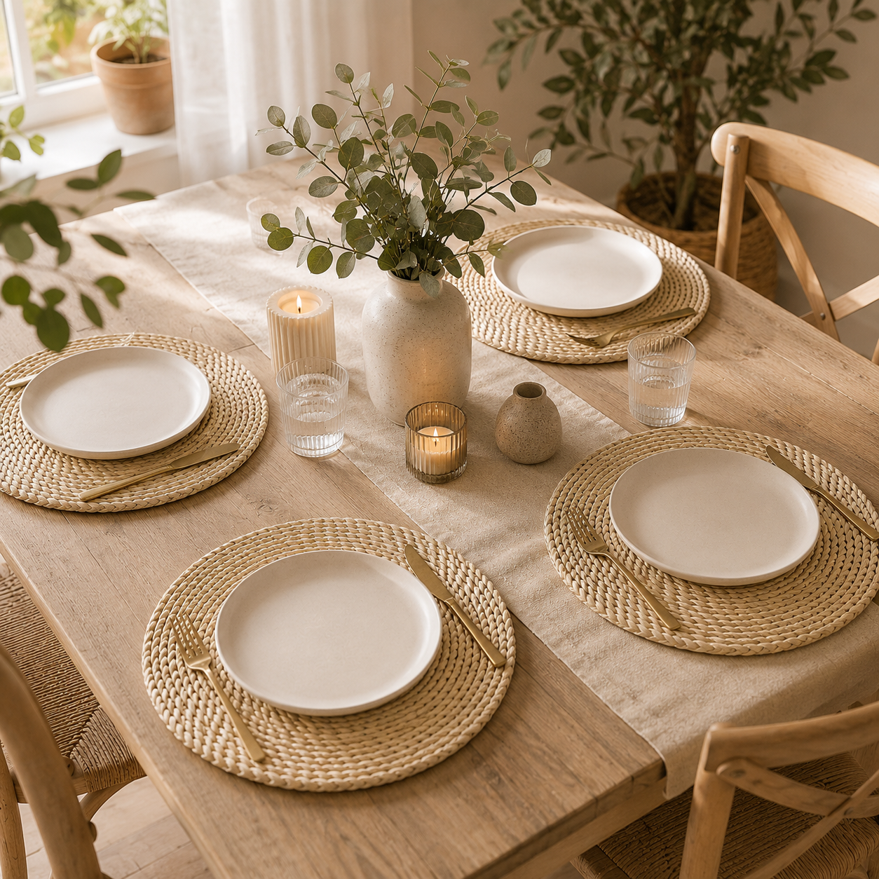 Individual de mesa de Yute
