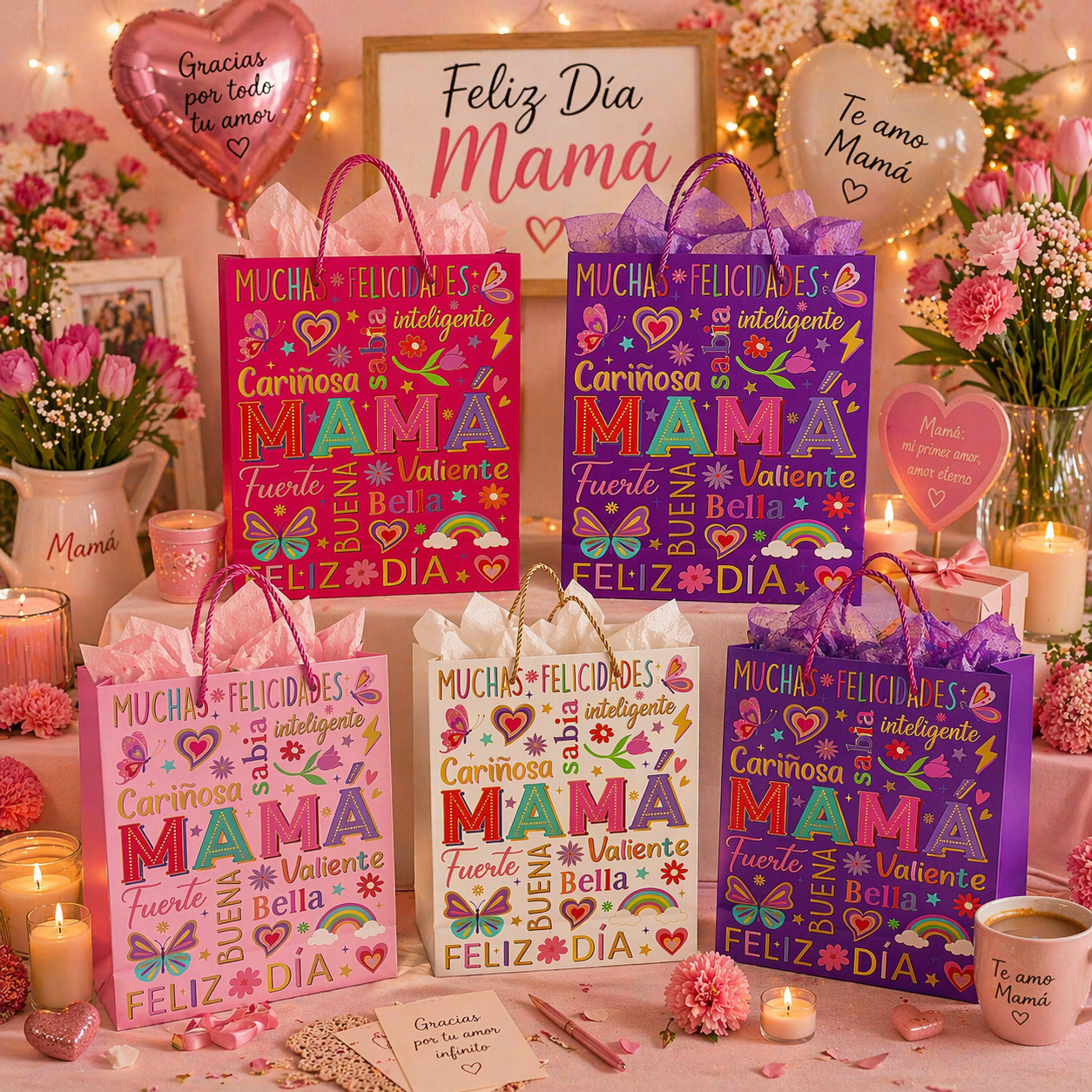 Bolsas de Regalo Día de la Madre