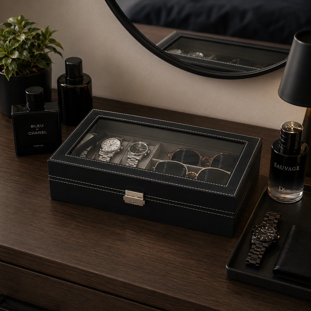 Organizador para Relojes y Lentes