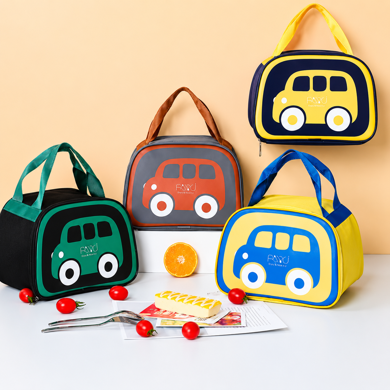 Lonchera Térmica Infantil Diseño Auto