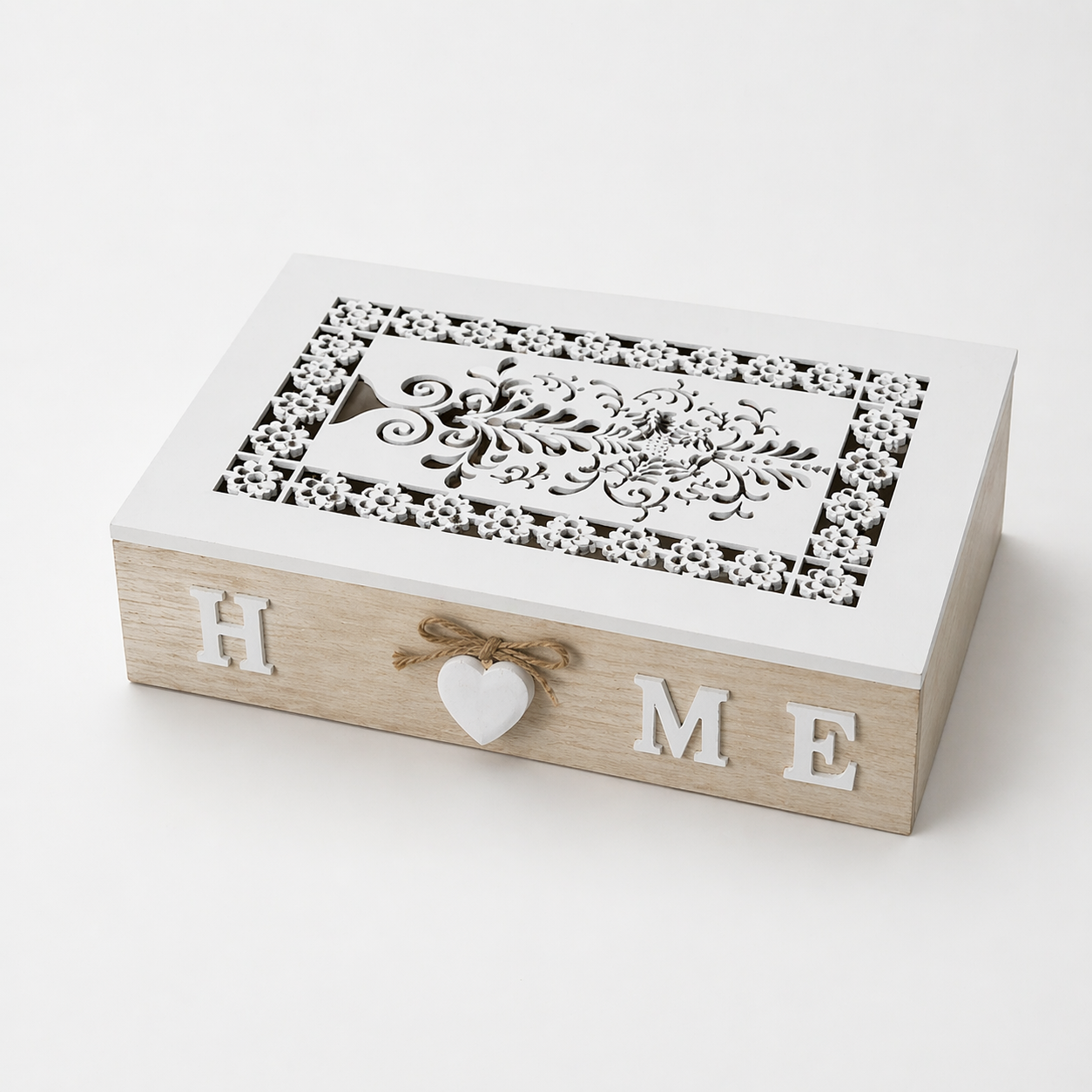 Caja Organizadora de Té “HOME” minimalista
