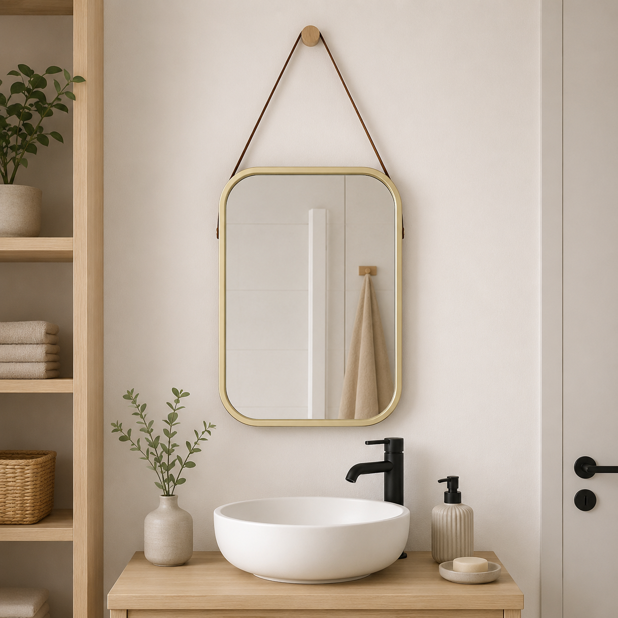 Espejo decorativo colgante