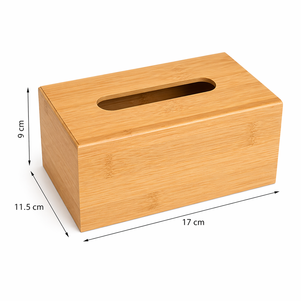 Dispensador de Papel Tissue de Bambú