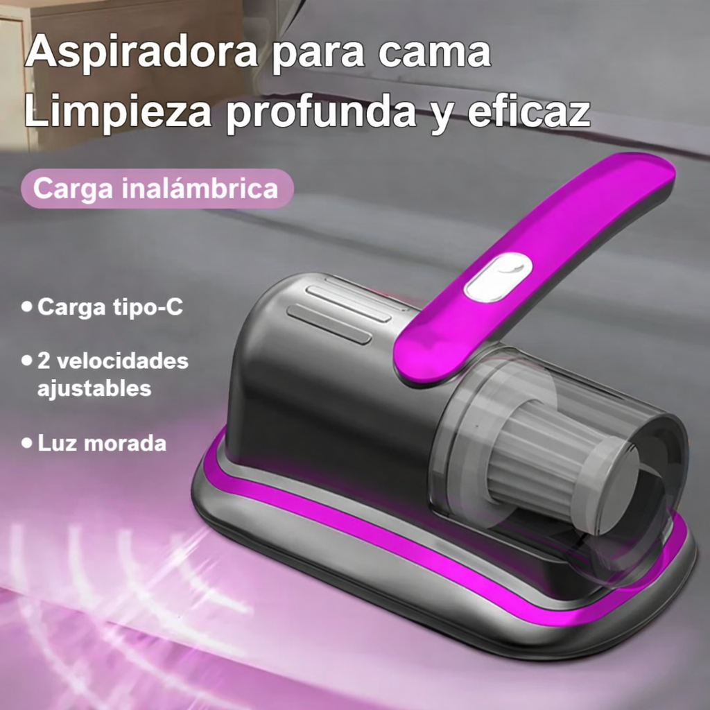 Aspiradora inalámbrica anti ácaros UV