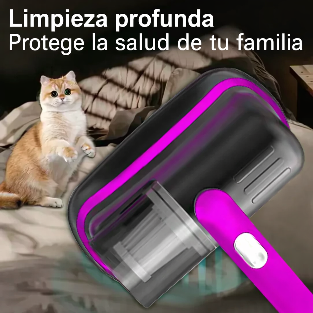 Aspiradora inalámbrica anti ácaros UV