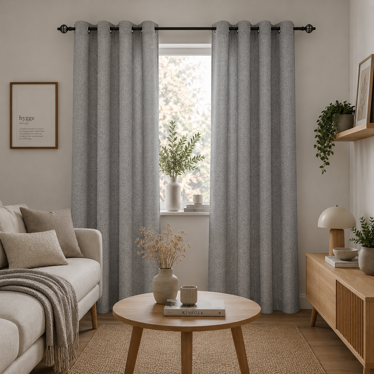 Cortinas patrón tejido