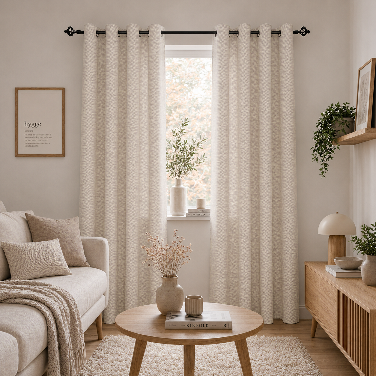 Cortinas patrón tejido
