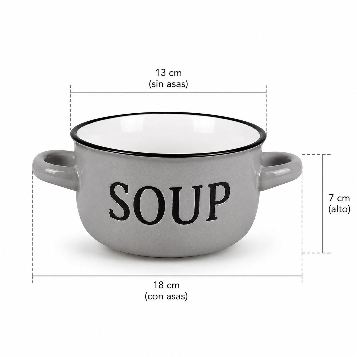 Tazón para Sopa con Asas