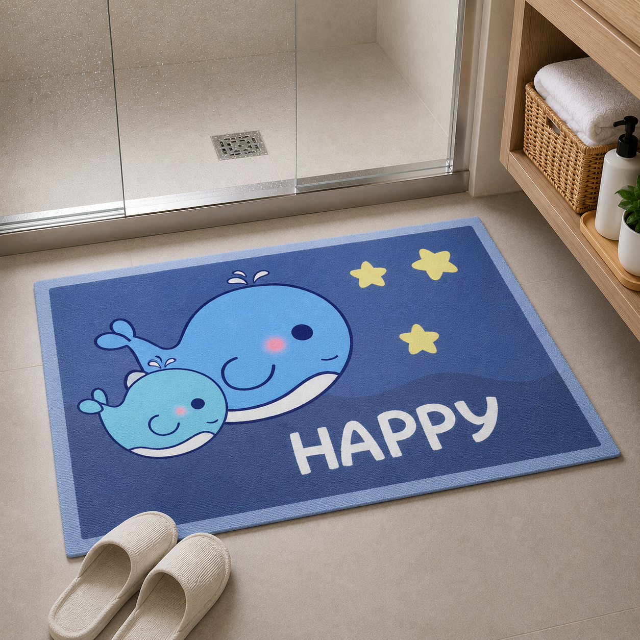Tapete Antideslizante Absorbente para Baño