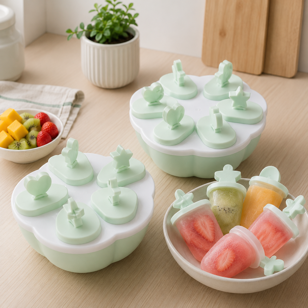 Molde para Helados Diseño Floral