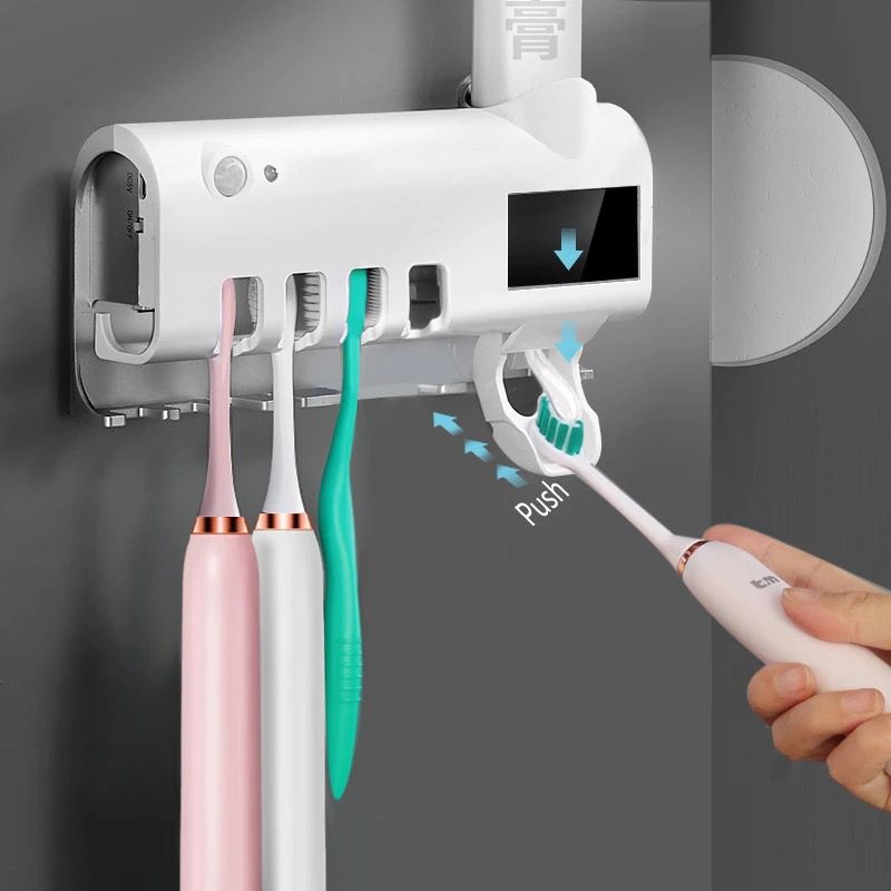 Dispensador y esterilizador UV