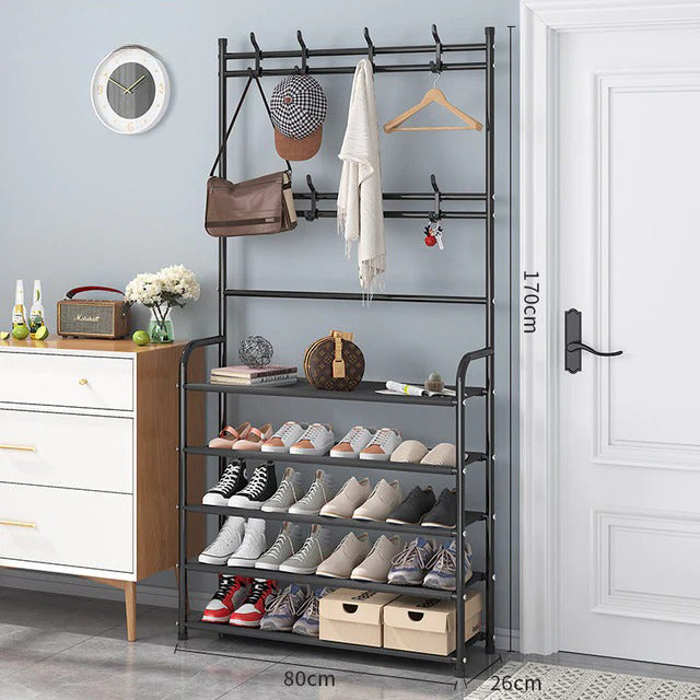 Rack perchero de 5 niveles