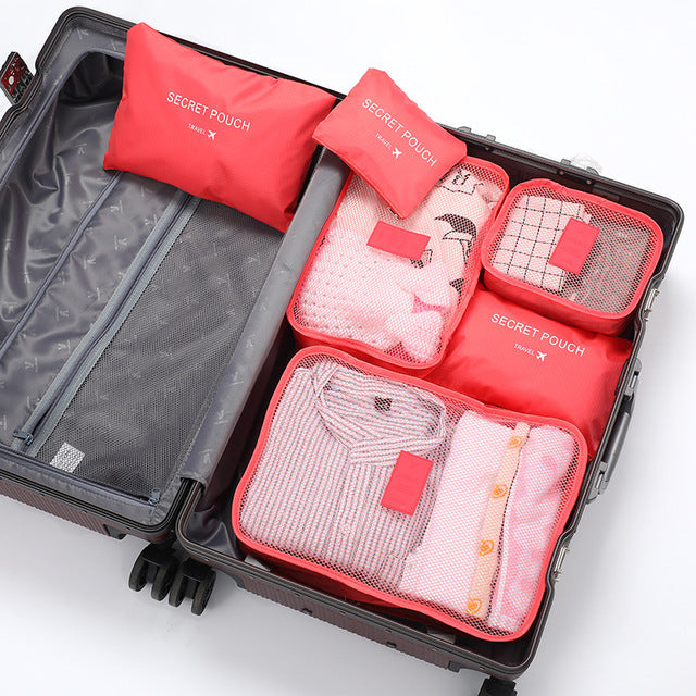 Organizador de maleta para viaje (6pcs)