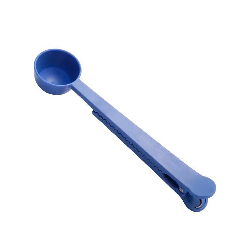 Cuchara medidora con clip de sellado
