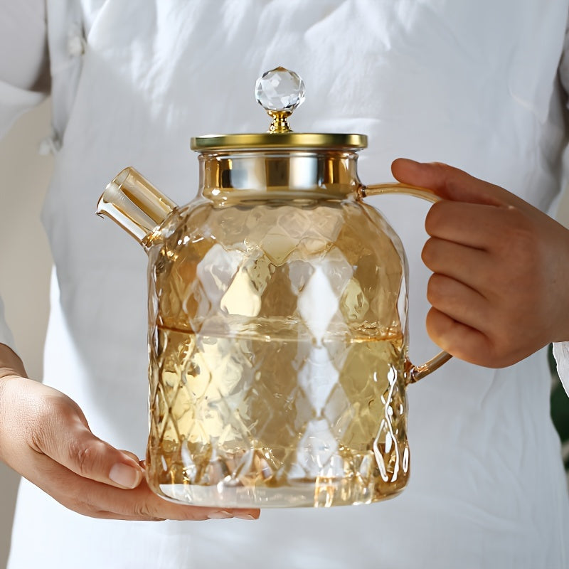 Tetera de borosilicato de 1.8L