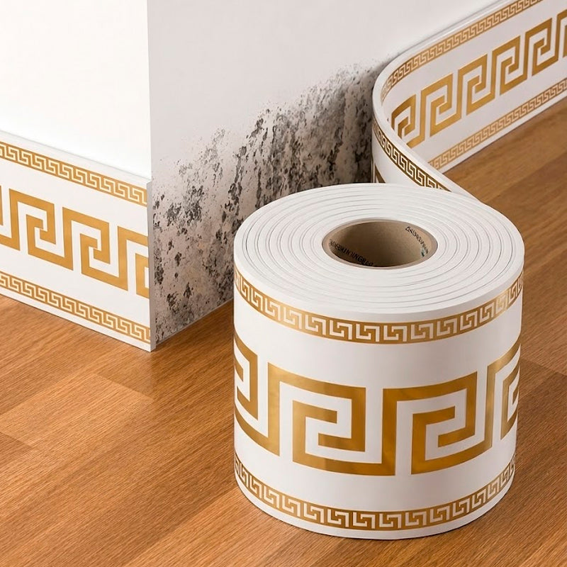 Cinta Adhesiva Decorativa para Zócalos y Paredes