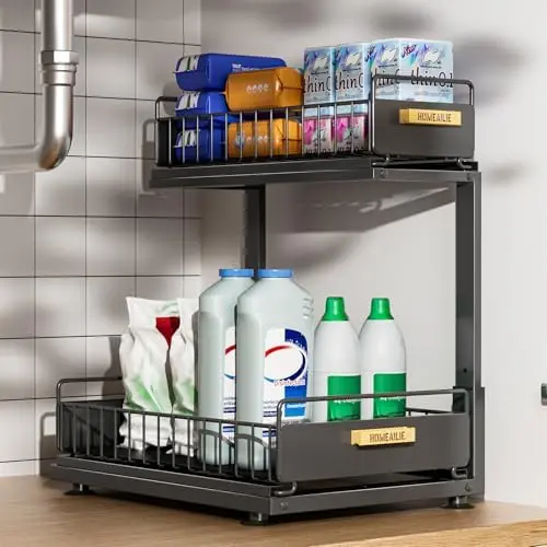 Organizador Extensible para Debajo del Lavadero