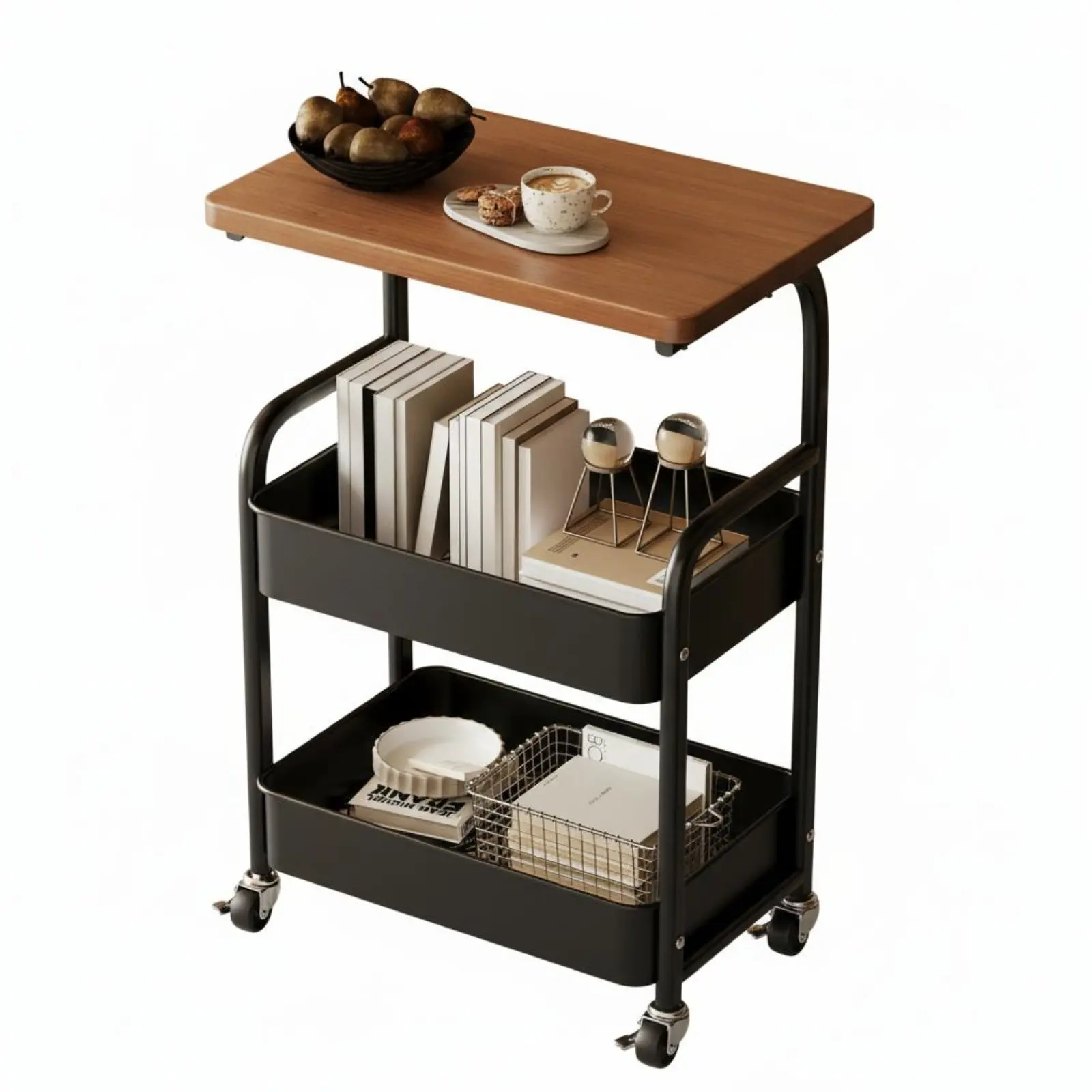 Mesa Auxiliar Organizadora con Ruedas