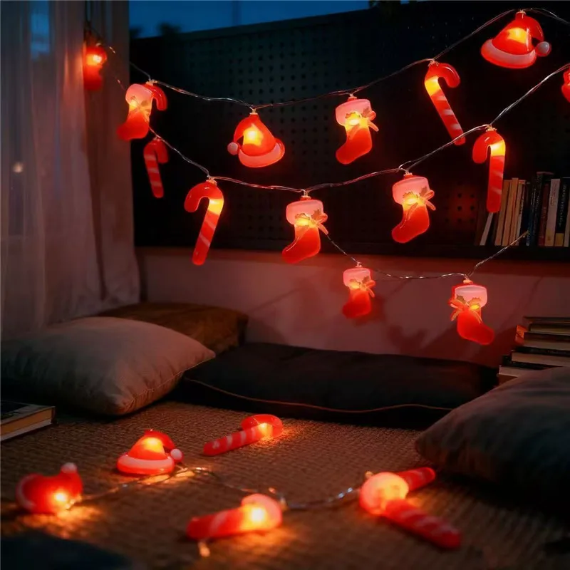Guirnalda de luces con figuras