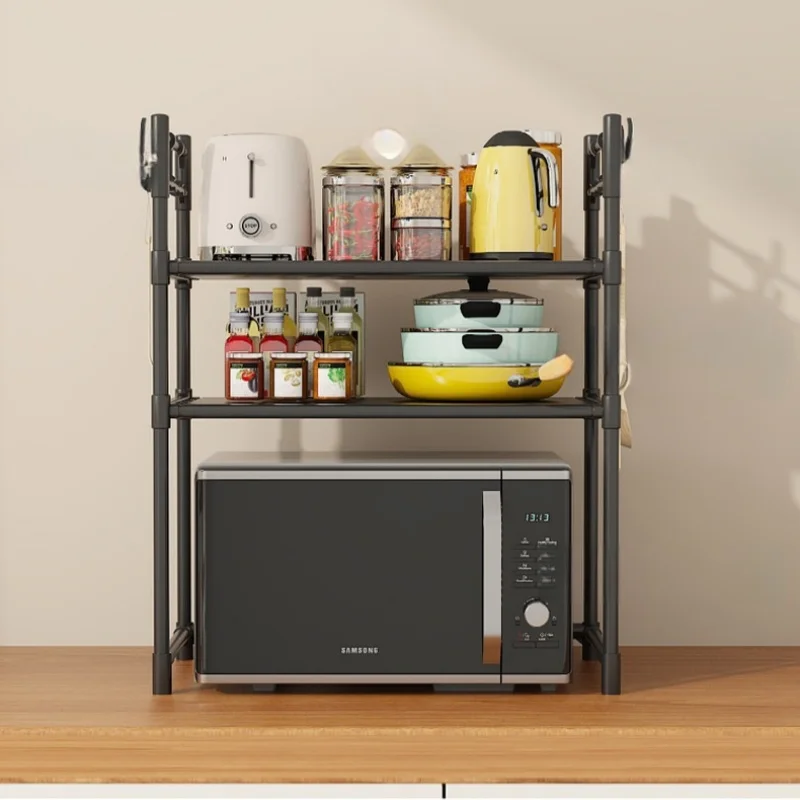 Organizador de microondas de 2 y 3 niveles