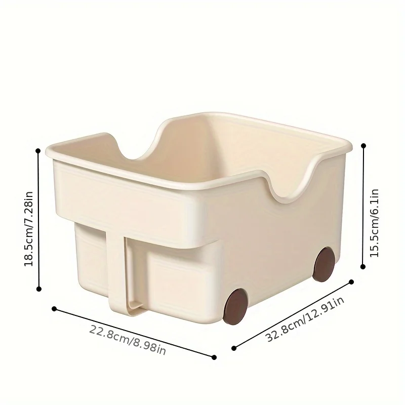 Organizador multiusos con ruedas y asa