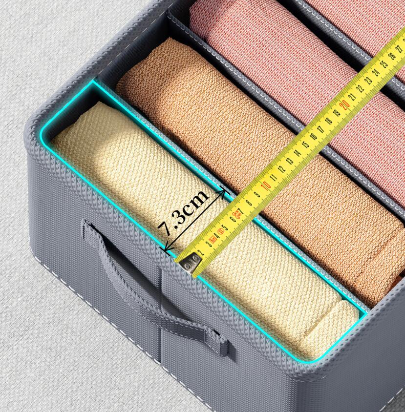 Organizador de ropa de 6 compartimentos