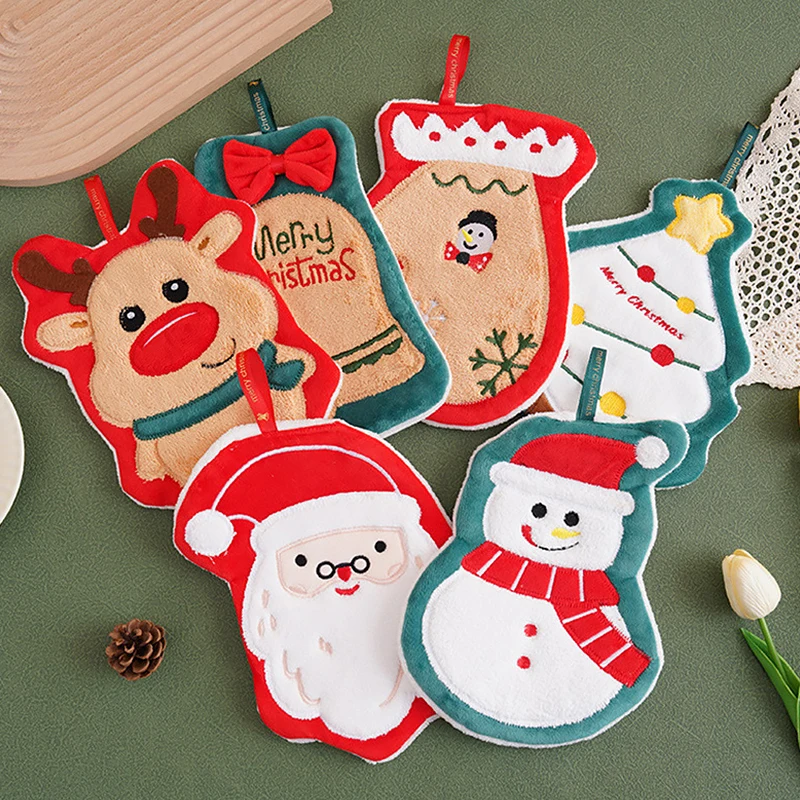 Toallitas de mano navideñas