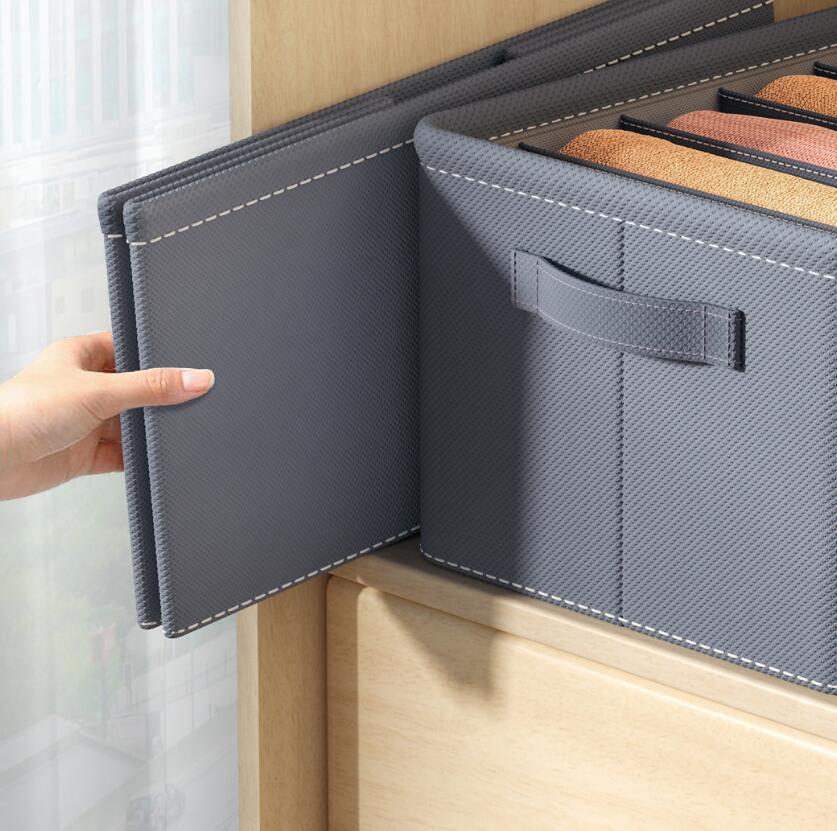 Organizador de ropa de 6 compartimentos