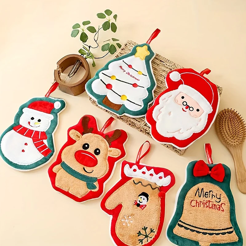 Toallitas de mano navideñas