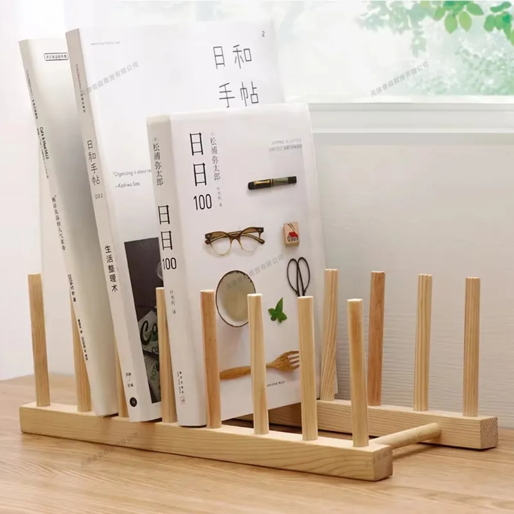 Organizador de platos y tablas de bambú