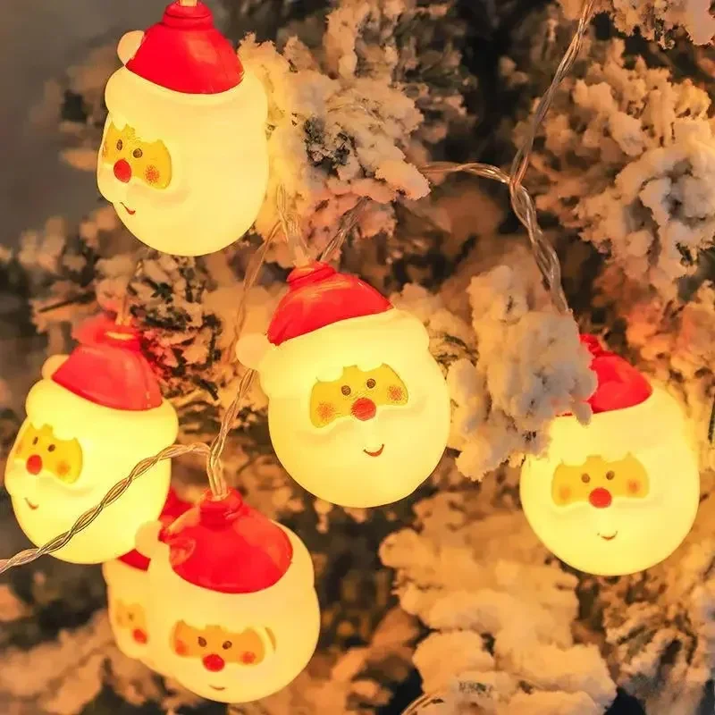 Guirnalda de luces Santa Claus