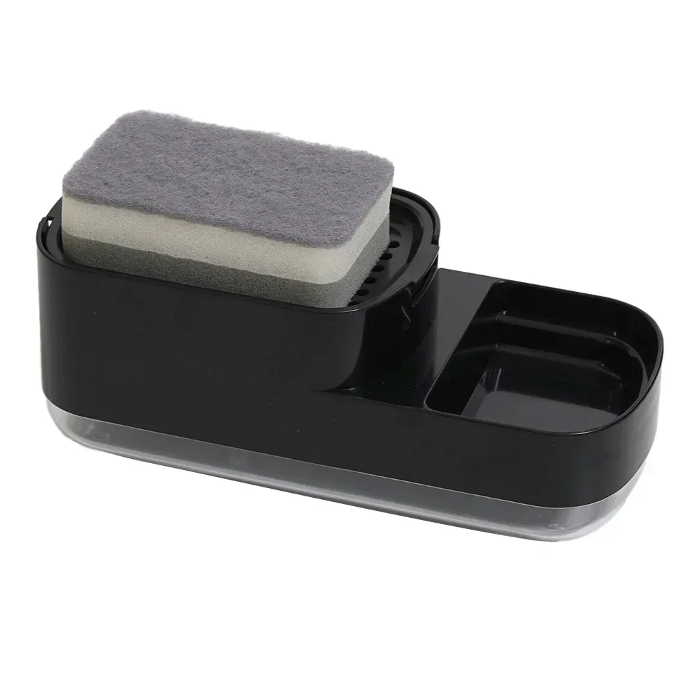 Dispensador de Jabón con Porta Esponja