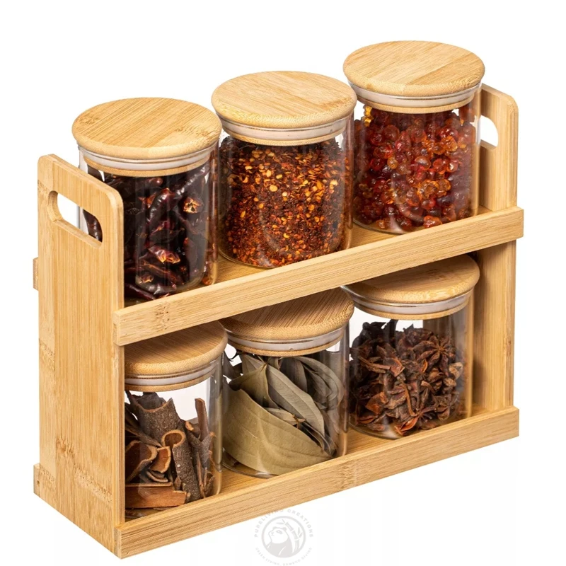 Set organizador con soporte de bambĂș