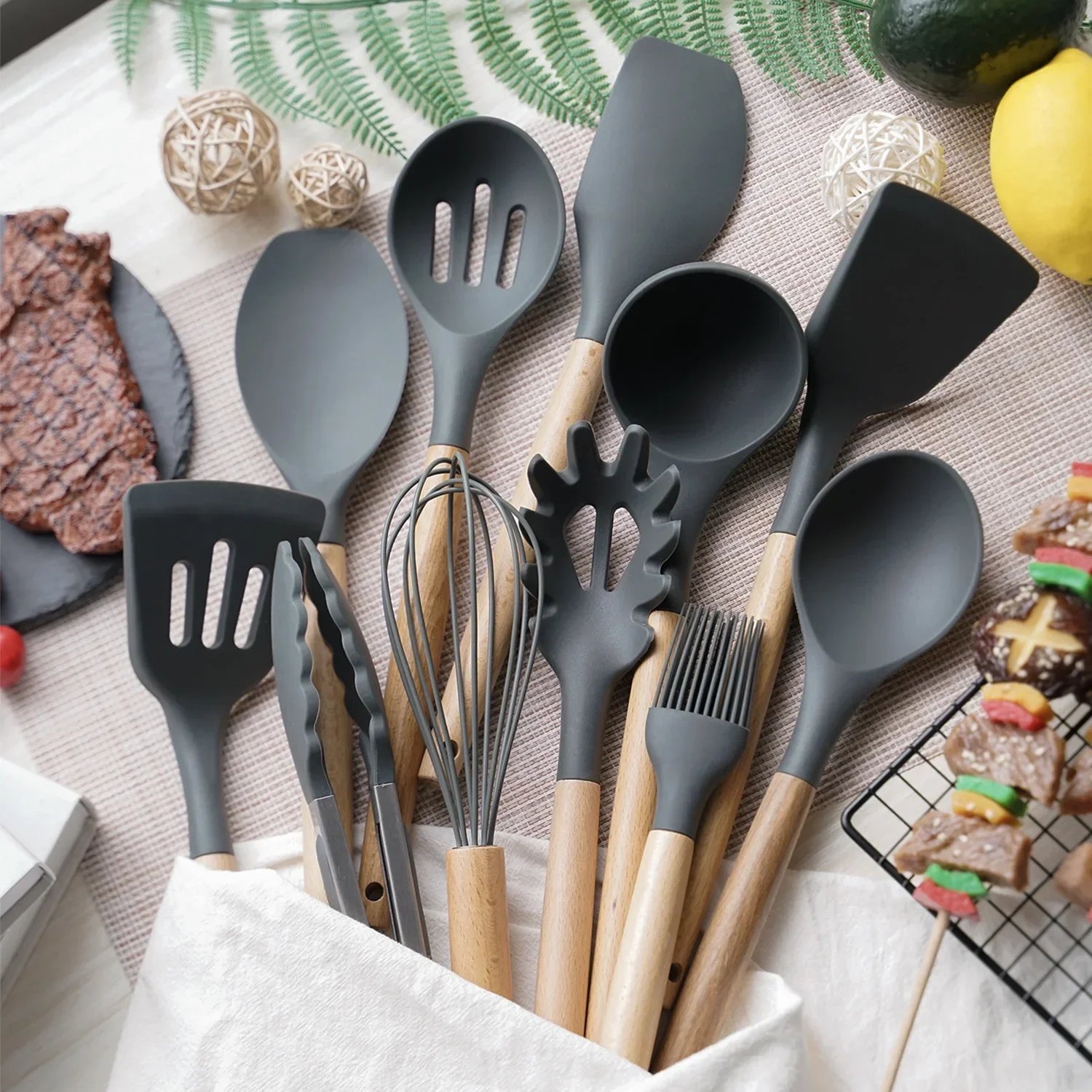 Set de 12 utensilios
