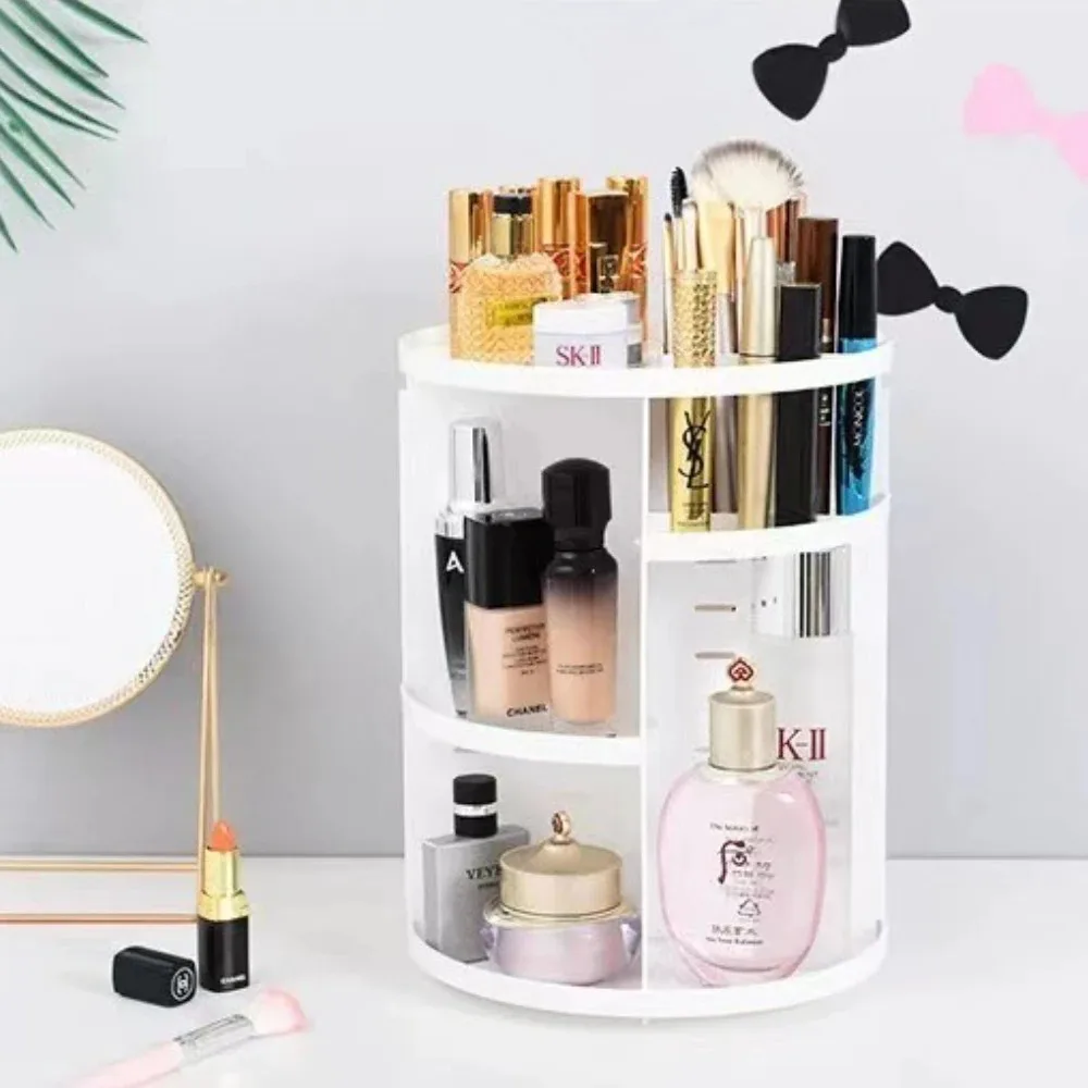 Organizador de maquillaje giratorio