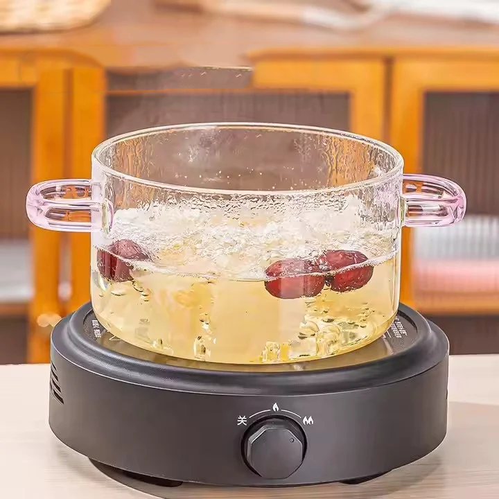 Olla de vidrio borosilicato