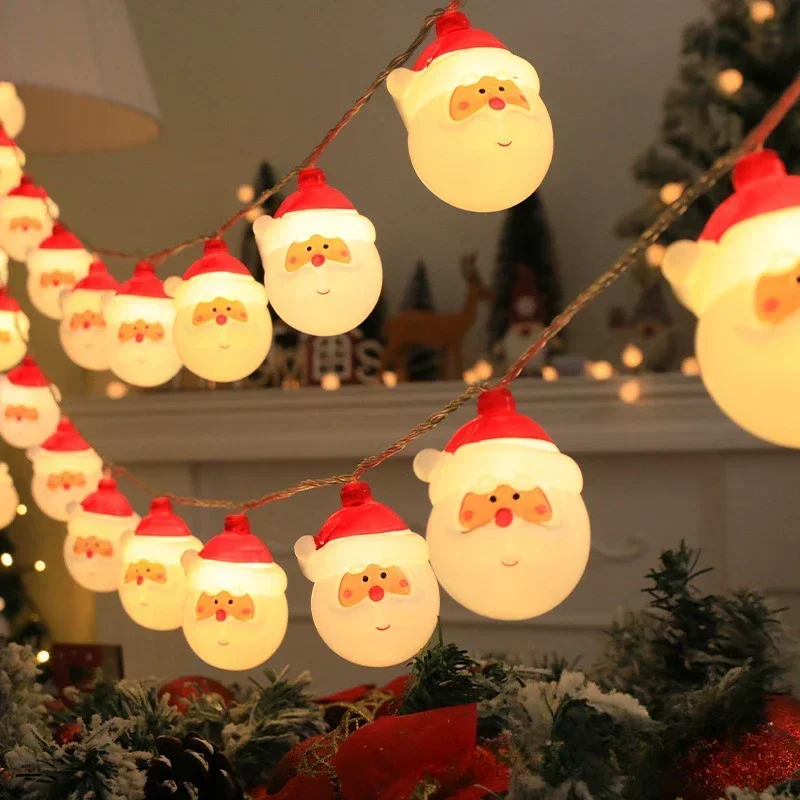 Guirnalda de luces Santa Claus