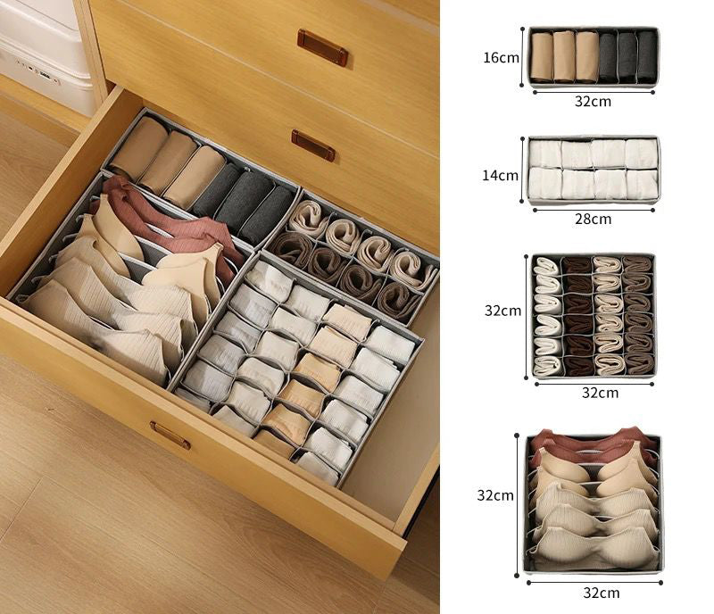 Organizador de ropa interior pack x4