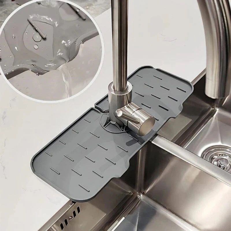 Protector de salpicaduras para fregadero de grifo
