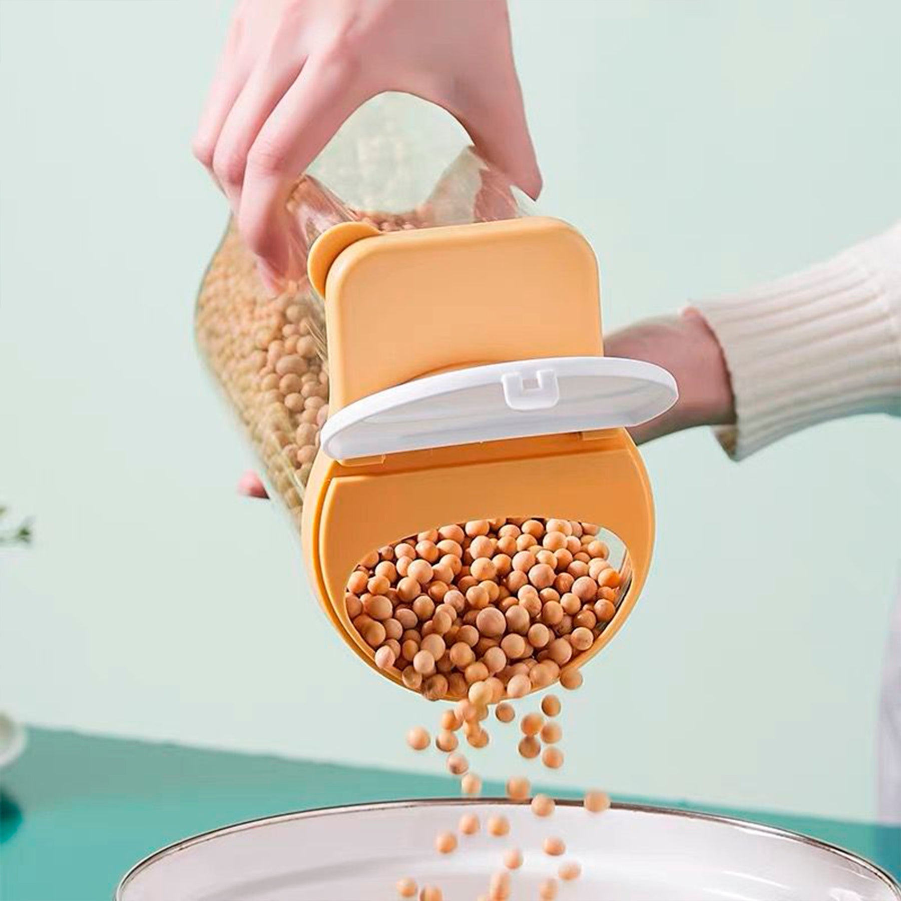 Contenedor de cereal y menestra 1L