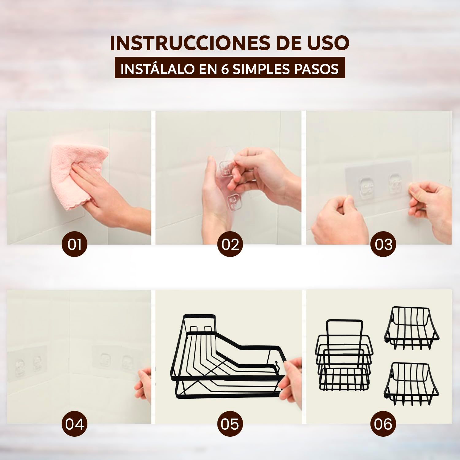 Organizador de baño set de 5