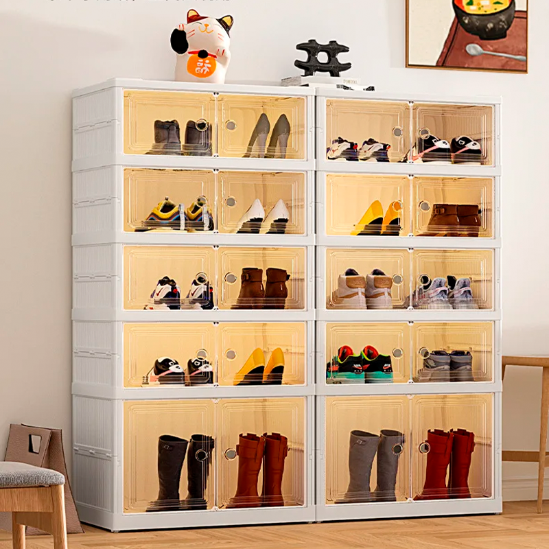 Zapatero plegable de 6 niveles